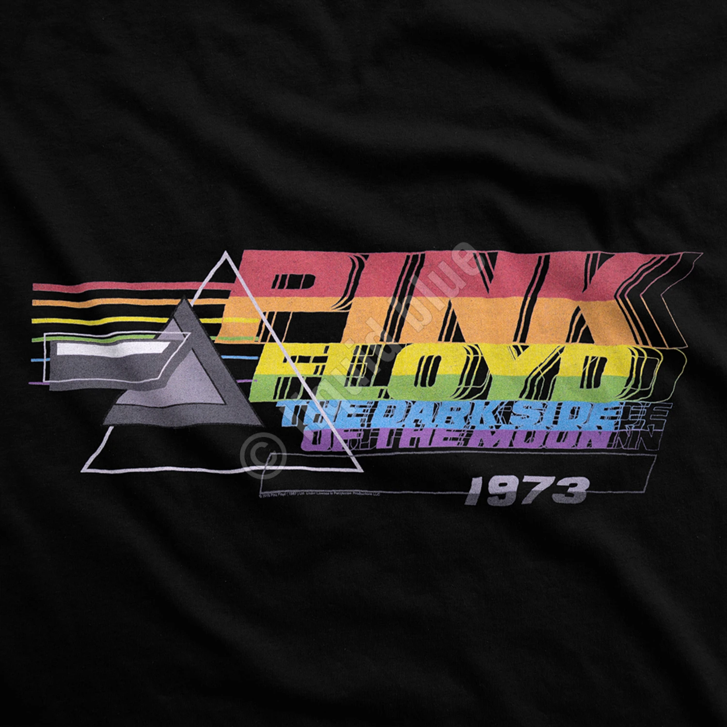 Pink Floyd Time Is Gone Black T-Shirt 3 Pink Floyd Time Is Gone Black T-Shirt - Image 3