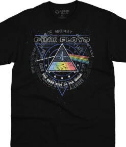 Pink Floyd Moon Phase Black T-Shirt