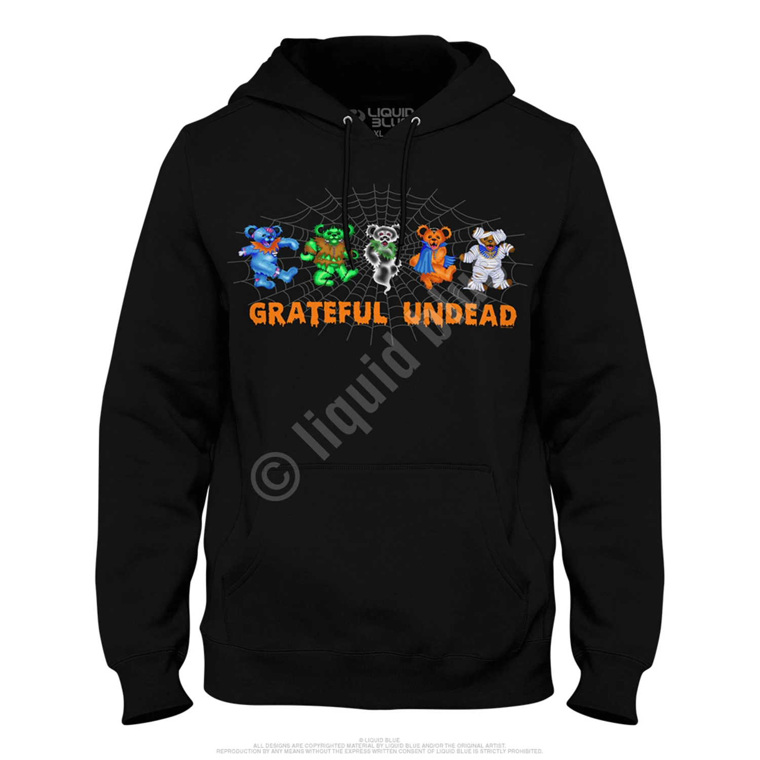 Undead Bears Black Hoodie 2 Undead Bears Black Hoodie - Image 2