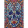 3D Skull Tapestry