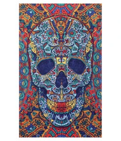 3D Skull Tapestry