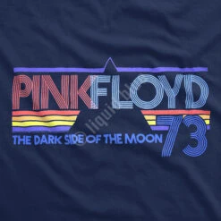 Pink Floyd Sun Is The Same Navy T-Shirt -Pink Floyd shop RET61971f artwork 20522.1576620979