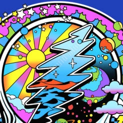 Mod Max SYFace Blue Hoodie -Pink Floyd shop RET62359BLUf artwork1 25714.1628098406