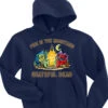 Fire In The Mountain Navy Hoodie