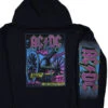 TNT Blacklight Black Sleeve Printed Hoodie