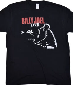 Billy Joel 81 Tour Black T-Shirt