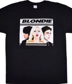 Blondie Hot Lips Black T-Shirt