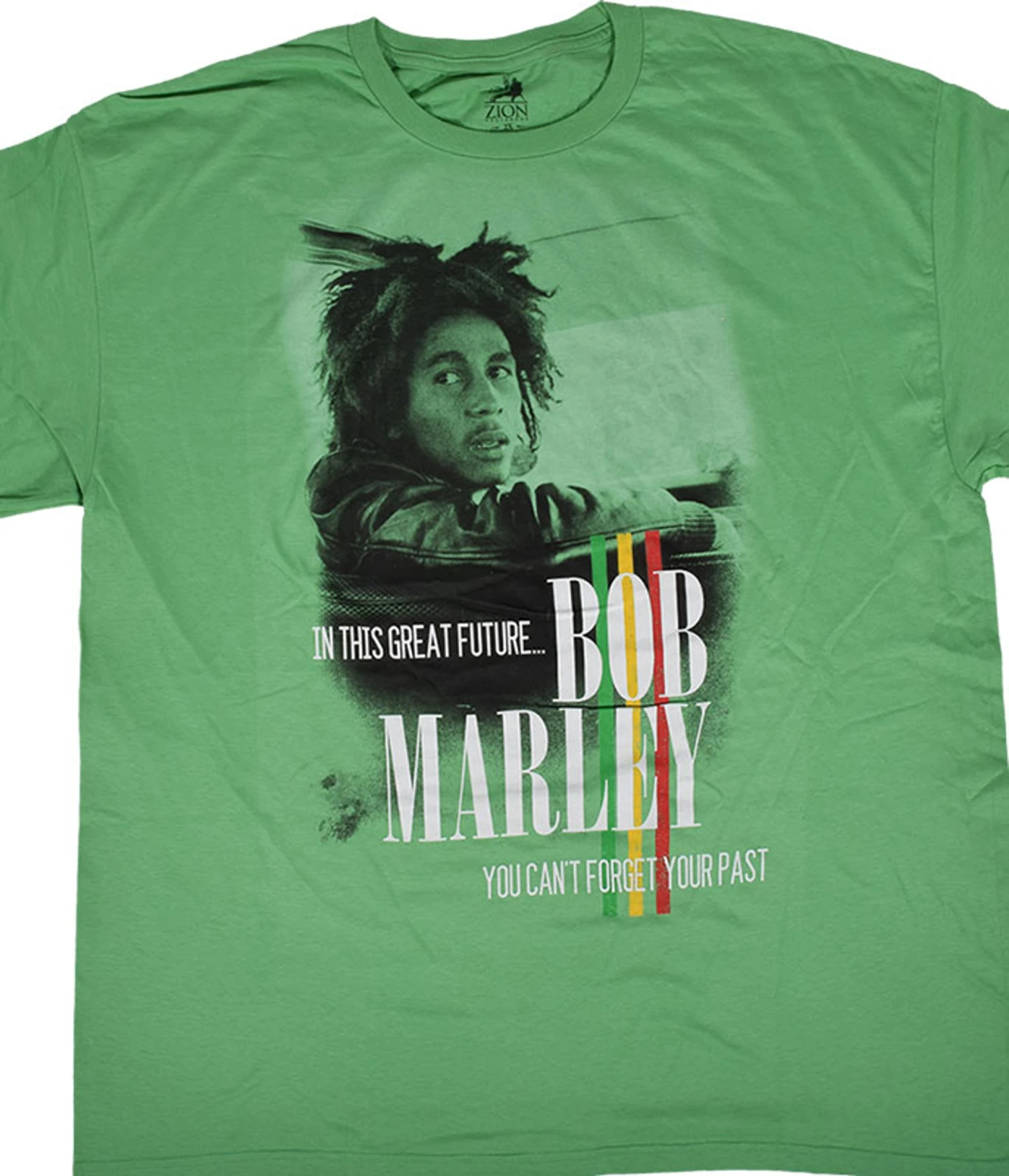 Marley Forget The Past Green T-Shirt 1 Marley Forget The Past Green T-Shirt