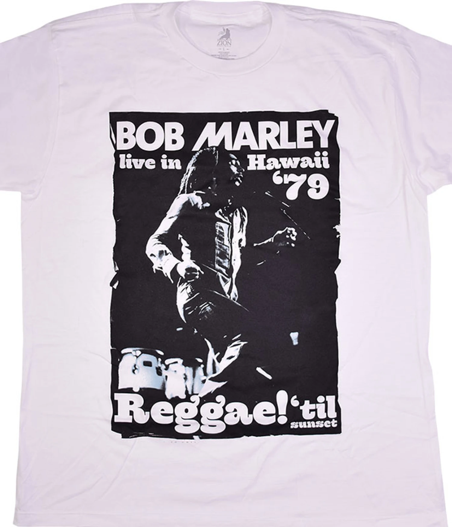 Marley Live In Hawaii White T-Shirt 1 Marley Live In Hawaii White T-Shirt