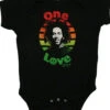 Marley One Love Black Onesie