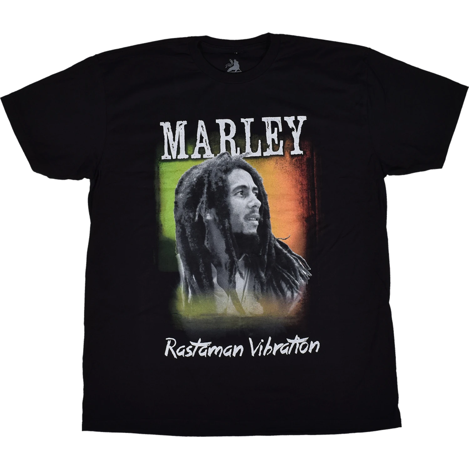 Marley Rastaman Vibe Black T-Shirt 2 Marley Rastaman Vibe Black T-Shirt - Image 2