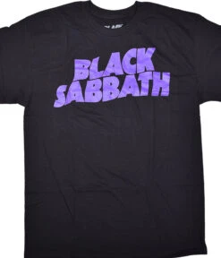 Black Sabbath Clasic Logo Black T-Shirt