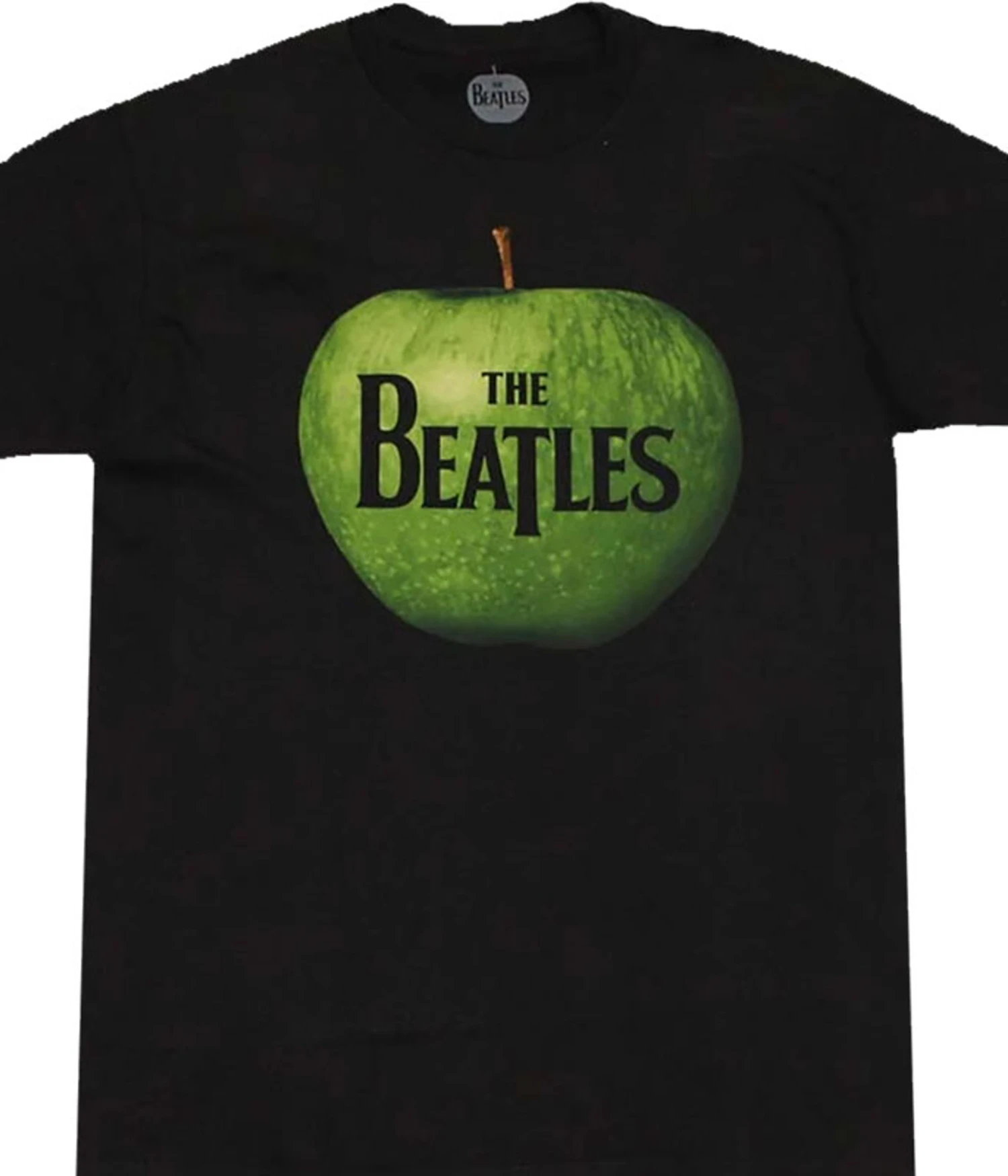 Beatles Apple Logo Black T-Shirt 1 Beatles Apple Logo Black T-Shirt