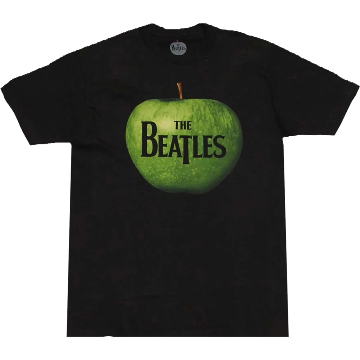 Beatles Apple Logo Black T-Shirt 2 Beatles Apple Logo Black T-Shirt - Image 2