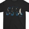 Beatles Abbey Stride Black T-Shirt