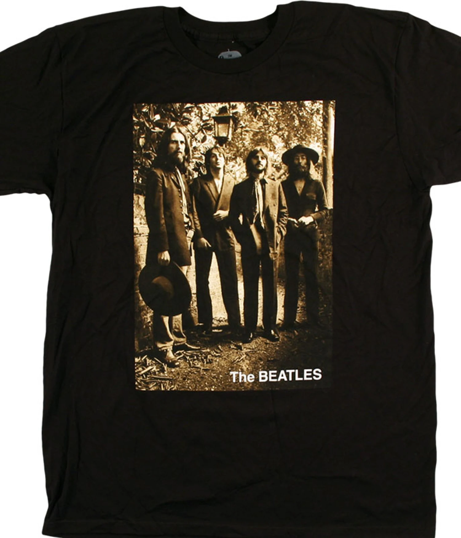 Beatles Sepia '69 Black T-Shirt 1 Beatles Sepia '69 Black T-Shirt