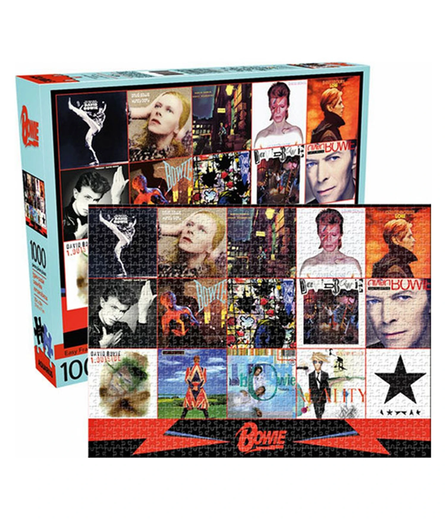 David Bowie Albums 1000pc Puzzle 1 David Bowie Albums 1000pc Puzzle