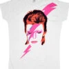 DAVID BOWIE Bowie Watch That White Juniors Long Length T-Shirt