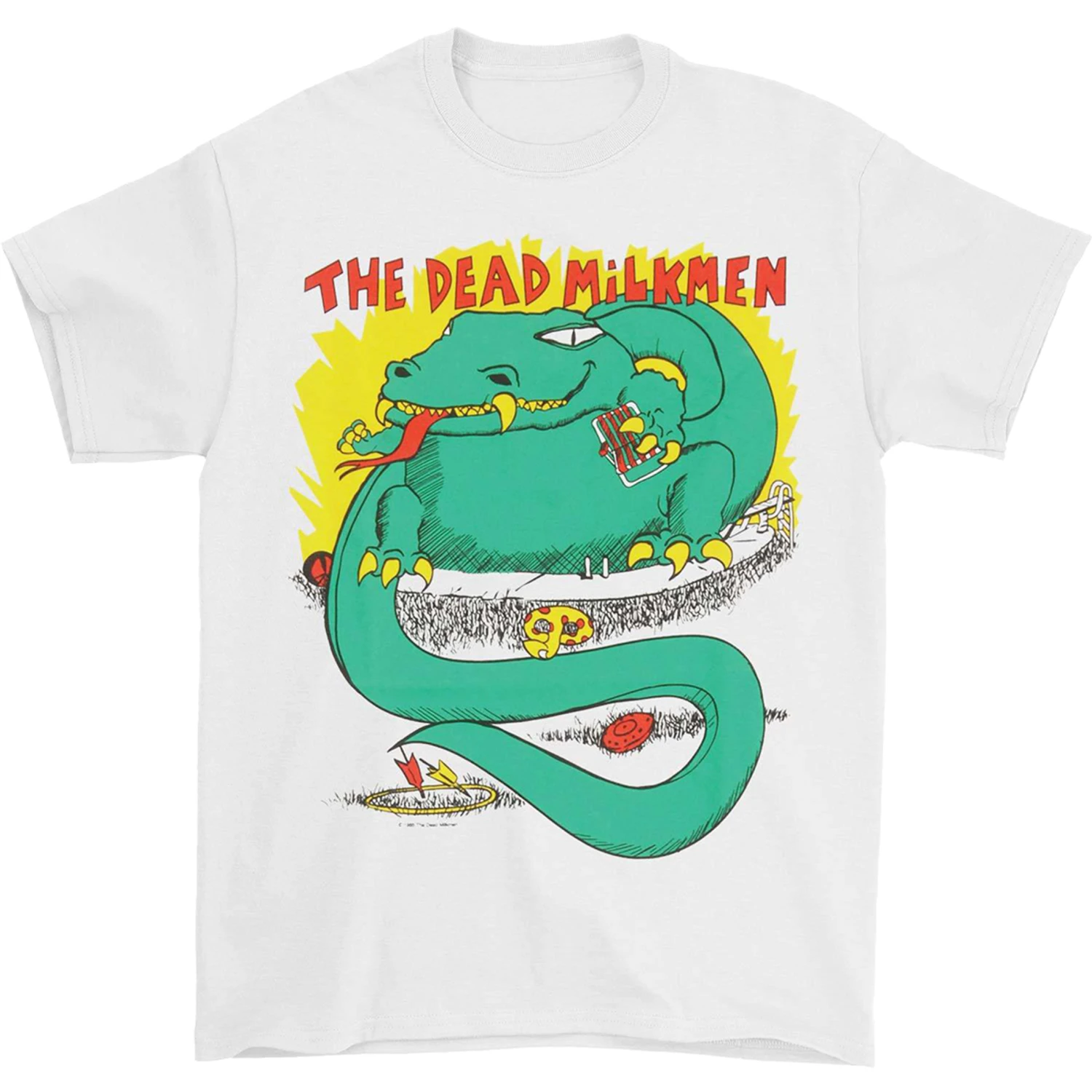 Big Lizard White T-Shirt 2 Big Lizard White T-Shirt - Image 2