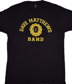 Dave Matthews Band College Logo Black T-Shirt