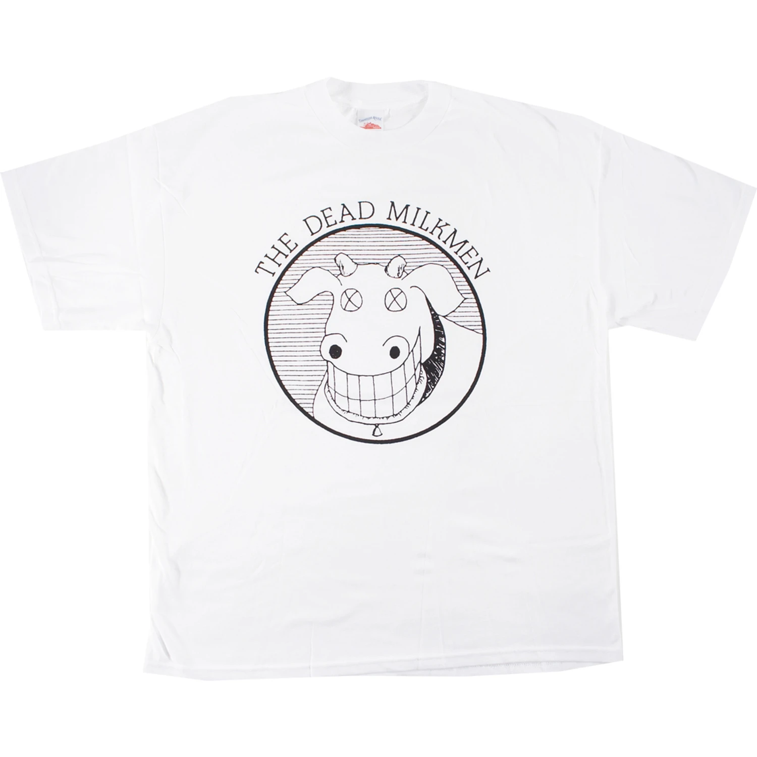 Dead Milkmen Cow Logo White T-Shirt 2 Dead Milkmen Cow Logo White T-Shirt - Image 2