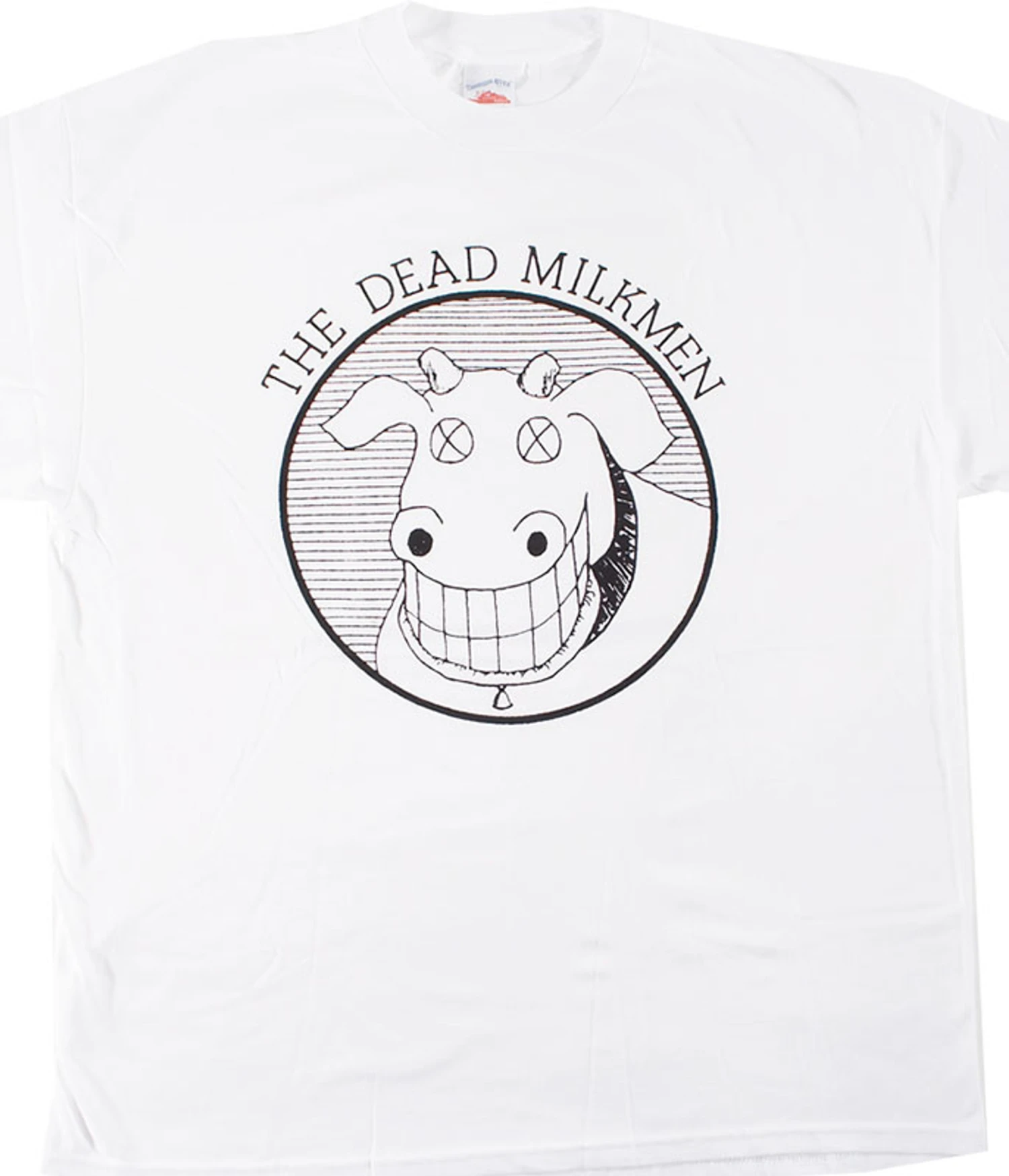 Dead Milkmen Cow Logo White T-Shirt 1 Dead Milkmen Cow Logo White T-Shirt