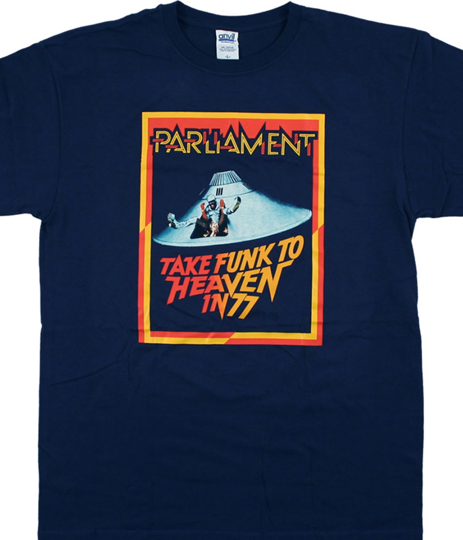Parliament Funk To Heaven Navy T-Shirt 1 Parliament Funk To Heaven Navy T-Shirt