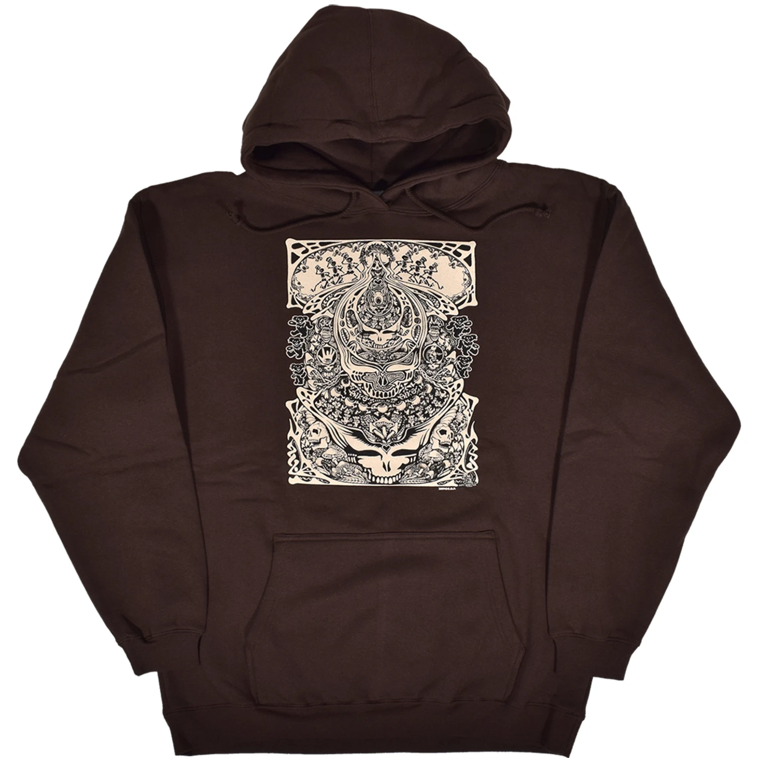 Aiko Aiko Brown Hoodie 2 Aiko Aiko Brown Hoodie - Image 2