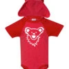 GD Bearface Hooded Red Onesie