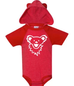 GD Bearface Hooded Red Onesie