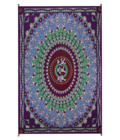 Bear Purple Tapestry