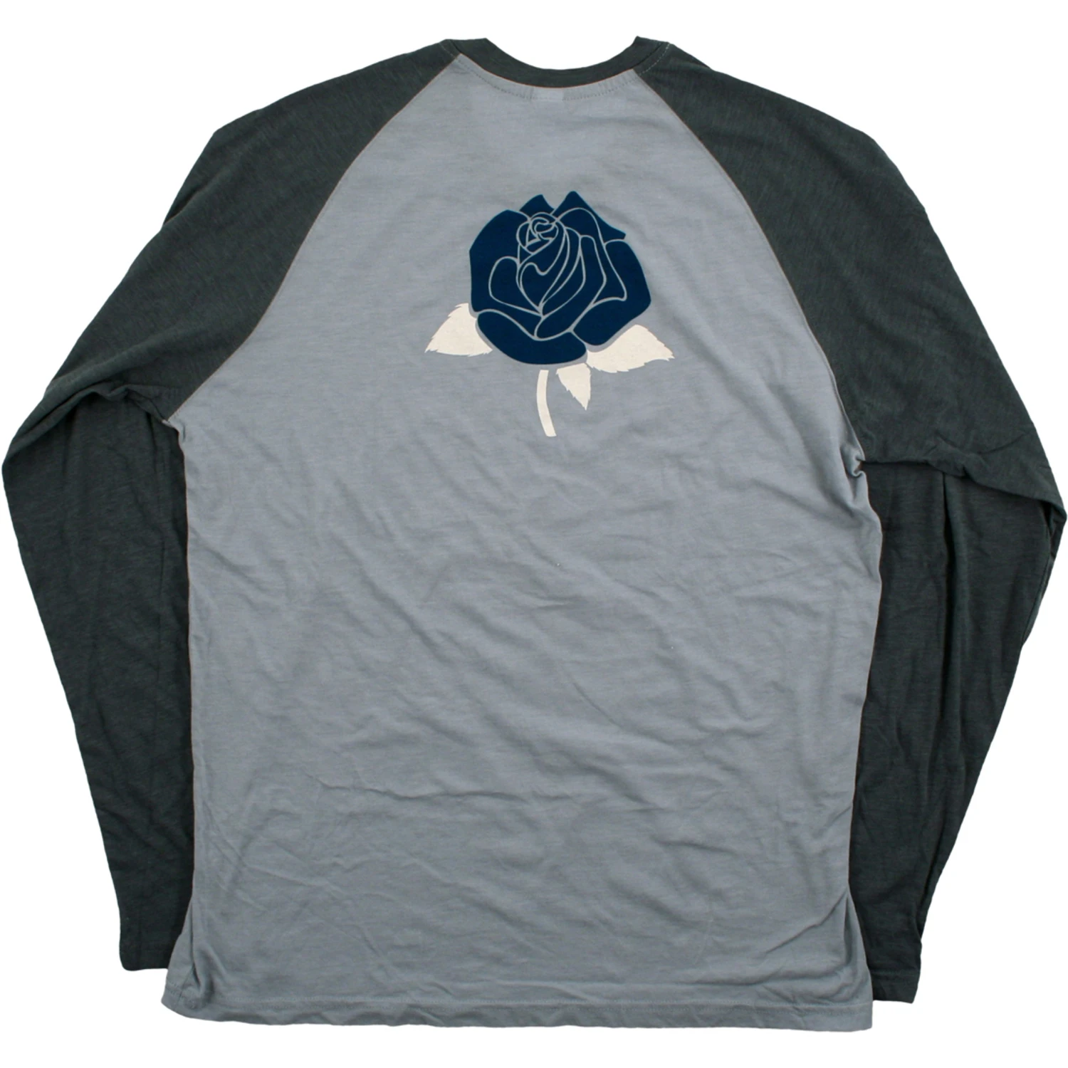 GD Blue Rose Smoke Light Blue Long Sleeve T-Shirt 3 GD Blue Rose Smoke Light Blue Long Sleeve T-Shirt - Image 3