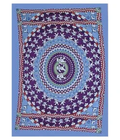 Bear Blue Tapestry