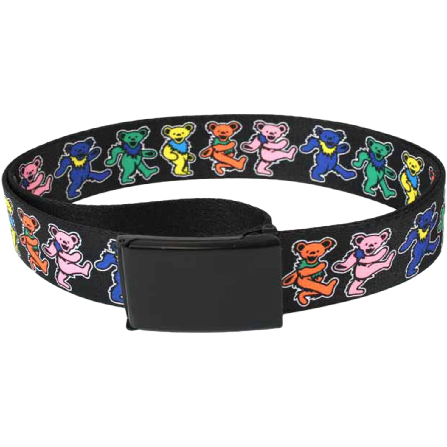 Dancing Bear Adjustable Web Belt Black Large 2 Dancing Bear Adjustable Web Belt Black Large - Image 2