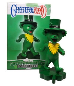 GD Bobblehead Dancing Shamrock Bear Green