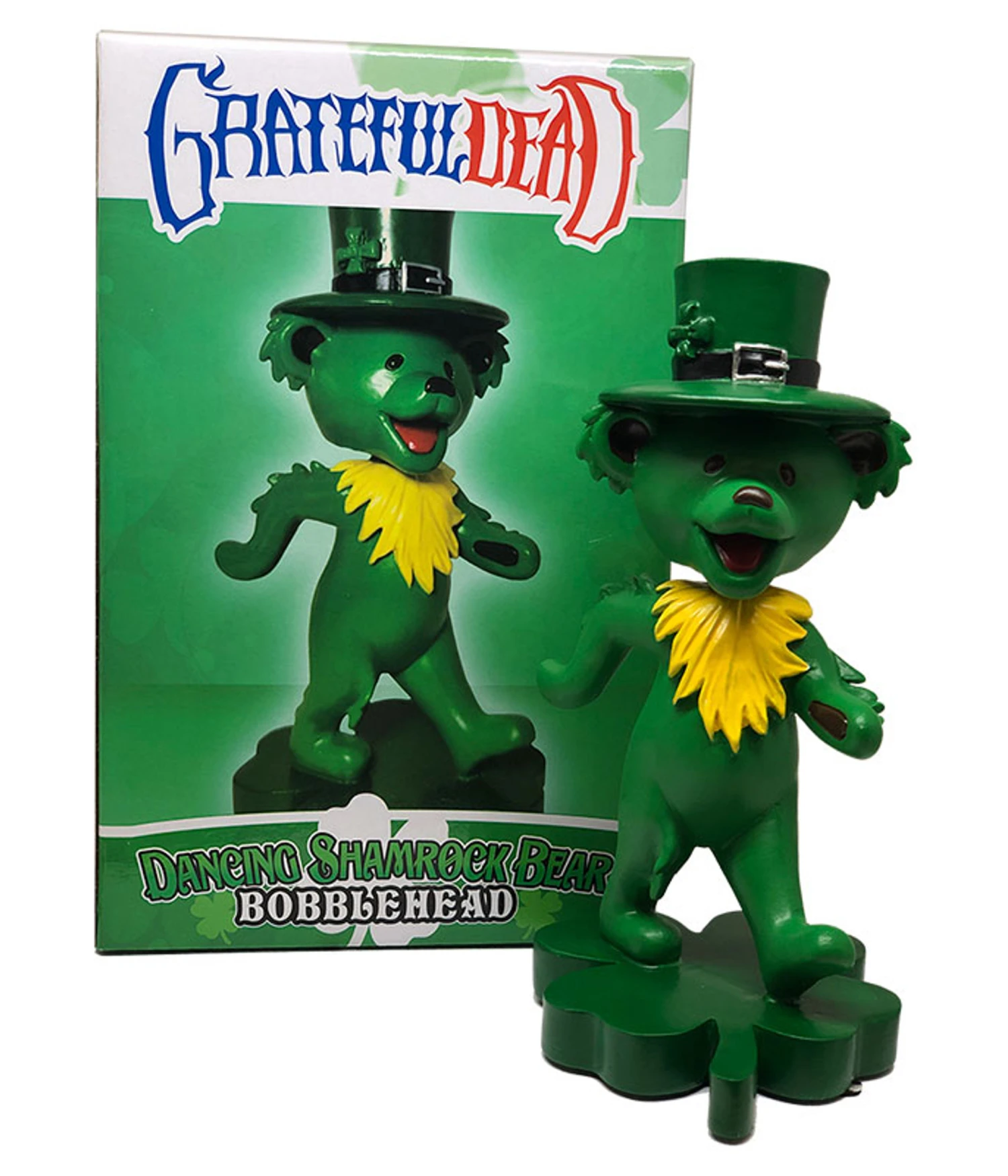 GD Bobblehead Dancing Shamrock Bear Green 1 GD Bobblehead Dancing Shamrock Bear Green