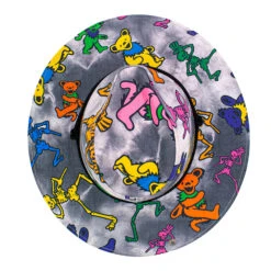 Dancing Bear Skelly Resort Hat -Pink Floyd shop RETGDFRH 1 26157.1644336052