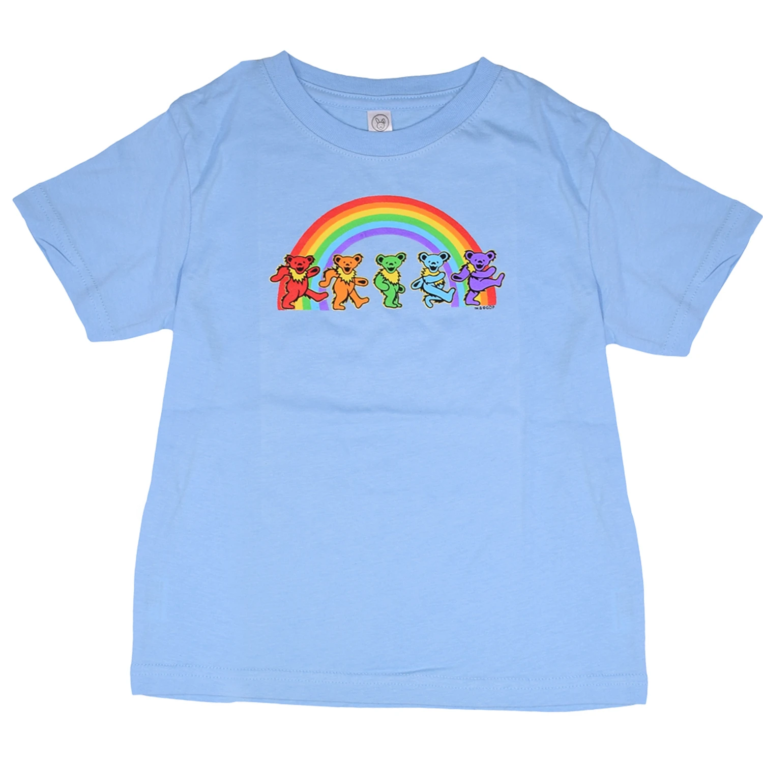 GD Rainbow Bears Blue Toddler T-Shirt 2 GD Rainbow Bears Blue Toddler T-Shirt - Image 2
