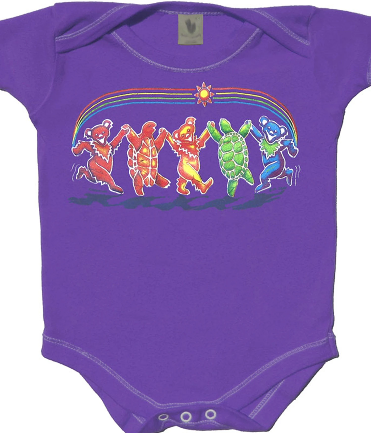 Rainbow Critters Purple Onesie 1 Rainbow Critters Purple Onesie