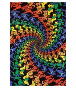 GD Spiral Bears 3D Tapestry