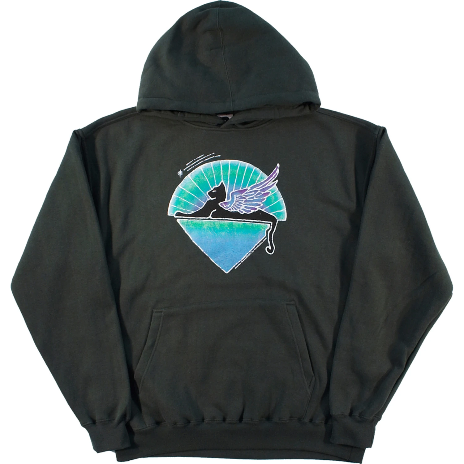 GD Star Cat Green Hoodie 2 GD Star Cat Green Hoodie - Image 2