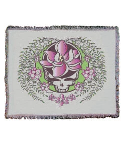 GD Sugar Magnolia SYF Cream Woven Blanket