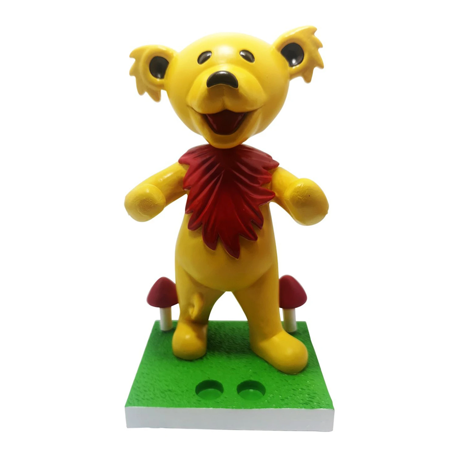 GD Bobblehead Dancing Bear Yellow Holder 2 GD Bobblehead Dancing Bear Yellow Holder - Image 2
