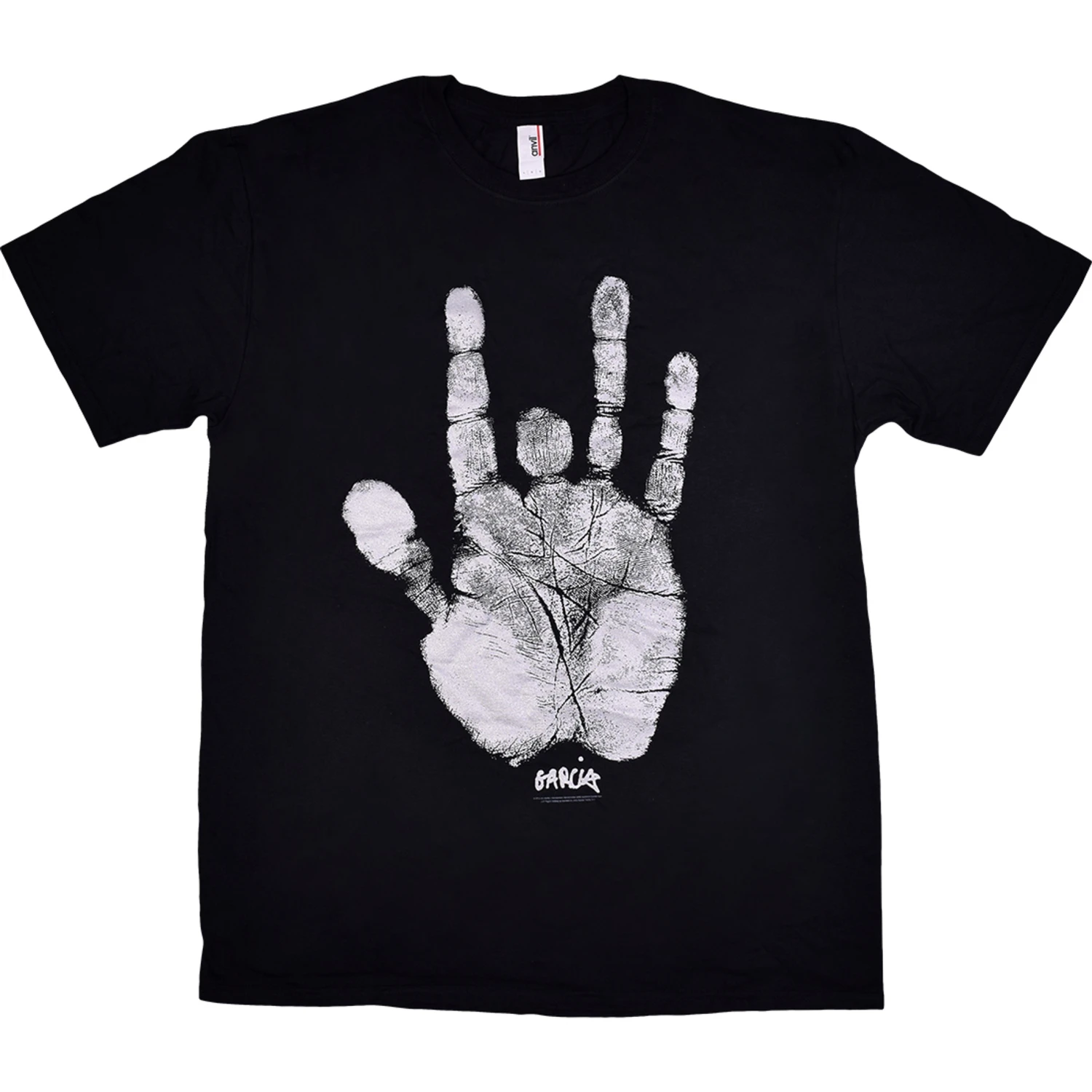 Garcia Handprint Black T-Shirt 2 Garcia Handprint Black T-Shirt - Image 2