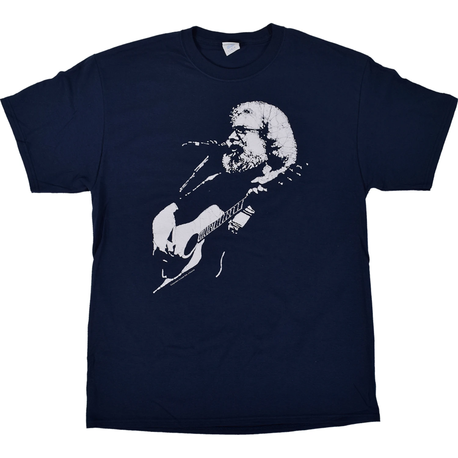 Jerry Garcia Acoustic Navy T-Shirt 2 Jerry Garcia Acoustic Navy T-Shirt - Image 2