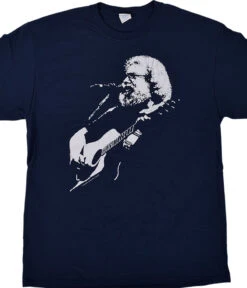 Jerry Garcia Acoustic Navy T-Shirt