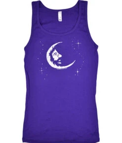 Jerry Moon Purple Juniors Tank Top T-Shirt