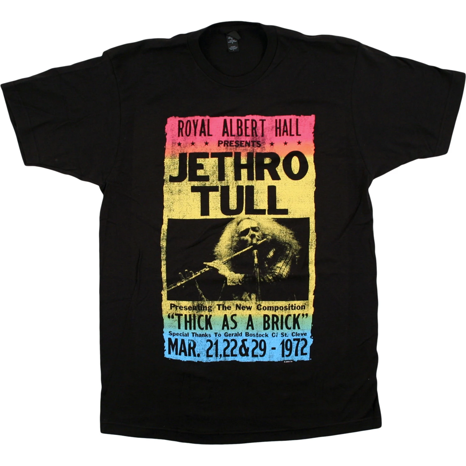 Jethro Tull Royal Albert Hall Black T-Shirt 2 Jethro Tull Royal Albert Hall Black T-Shirt - Image 2