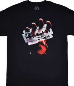 Judas Priest British Steel Black T-Shirt