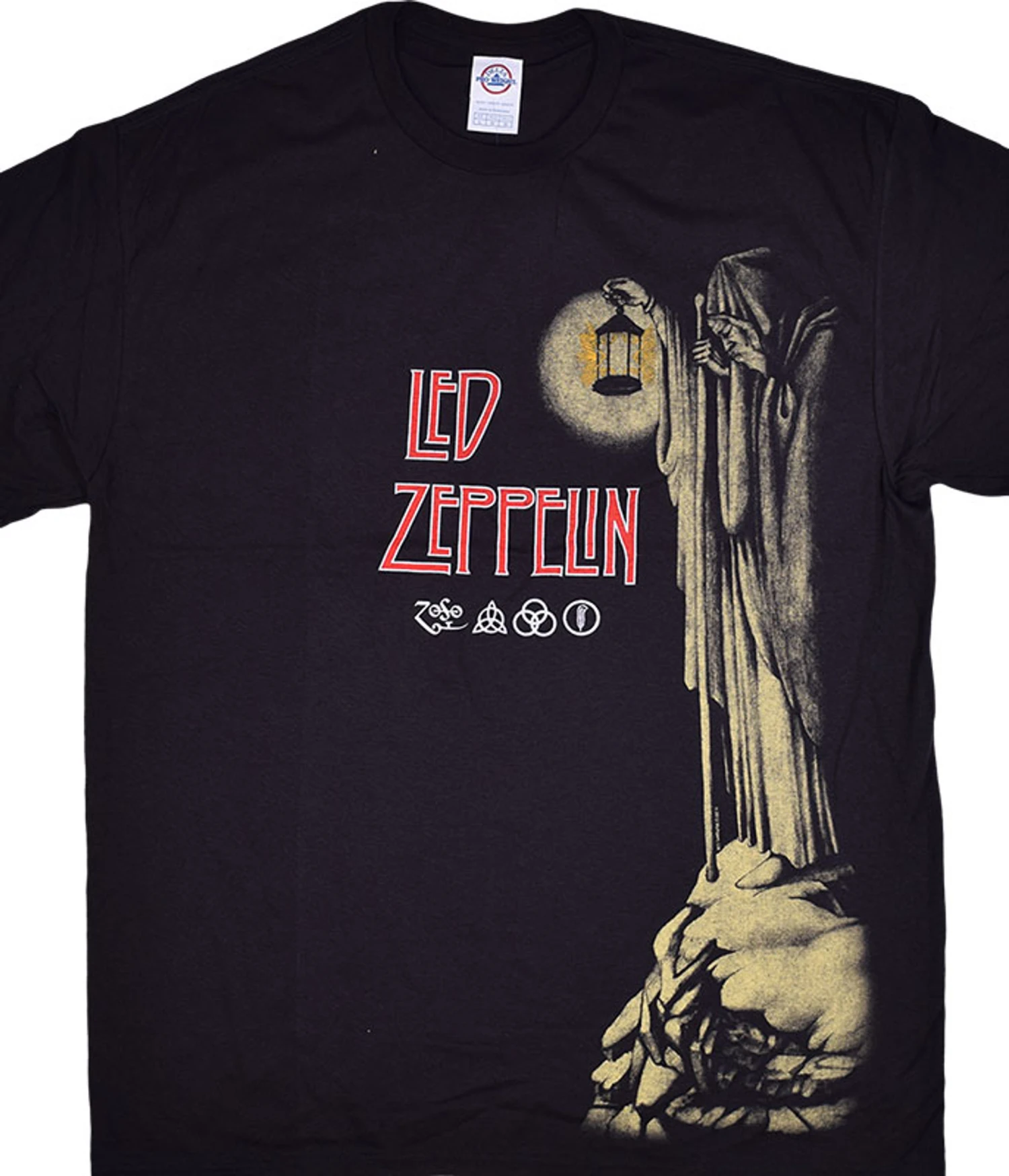 Led Zeppelin Hermit Black T-Shirt 1 Led Zeppelin Hermit Black T-Shirt
